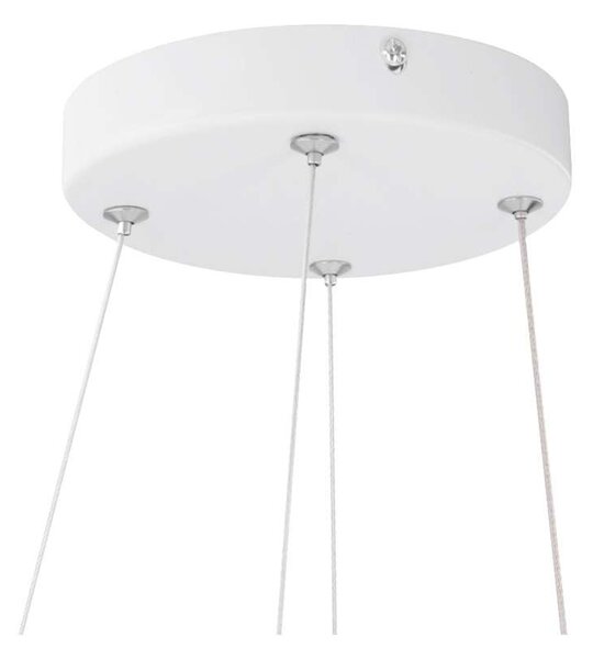 LED stropné svetlo s diaľkovým ovládaním Estela Low UGR - priemer 50 cm, biela