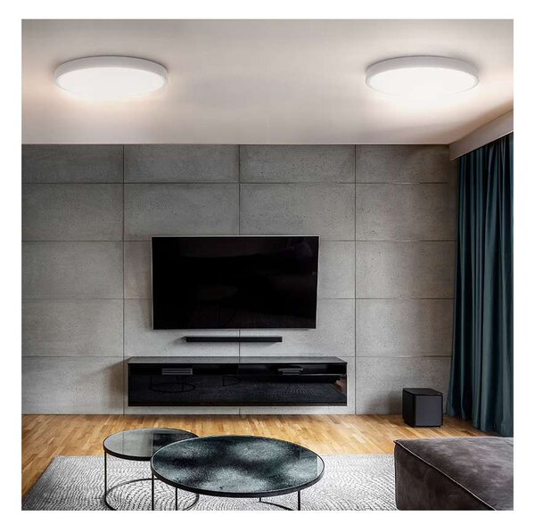 LED stropné svetlo s diaľkovým ovládaním Estela nastaviteľné - priemer 50 cm, biela