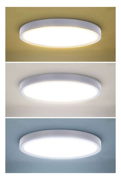 LED stropné svetlo s diaľkovým ovládaním Estela nastaviteľné - priemer 50 cm, biela