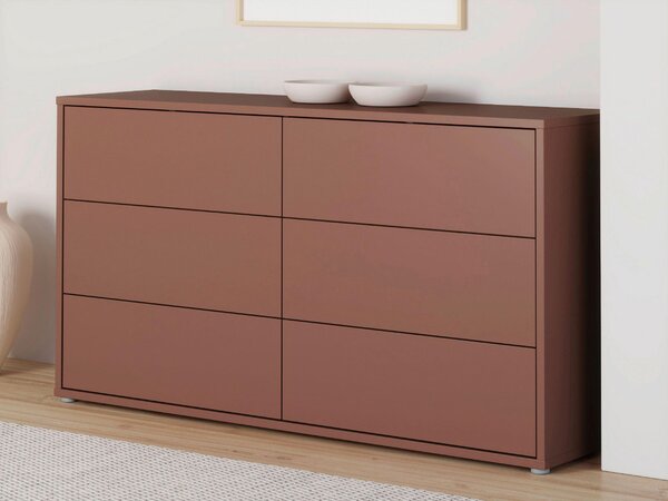 KOMODA, terakotová, 155/83/42 cm Carryhome - Online Only spálne, Online Only
