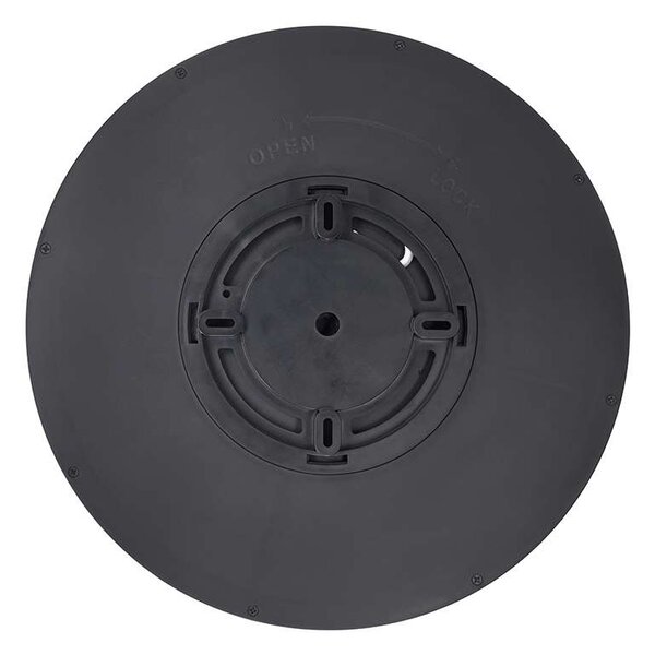 LED stropné svetlo s diaľkovým ovládaním Estela nastaviteľné - priemer 30 cm, čierna