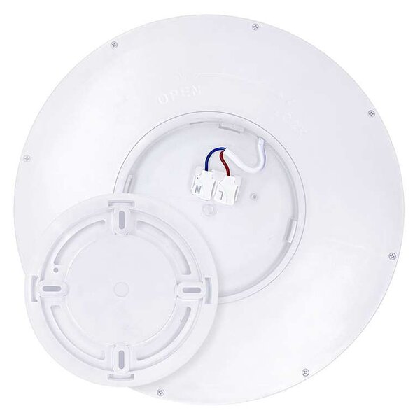 LED stropné svetlo s diaľkovým ovládaním Estela nastaviteľné - priemer 50 cm, biela