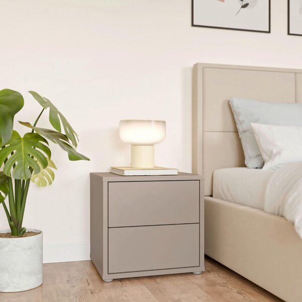 NOČNÝ STOLÍK, taupe, 50/48/42 cm Carryhome - Online Only spálne, Online Only