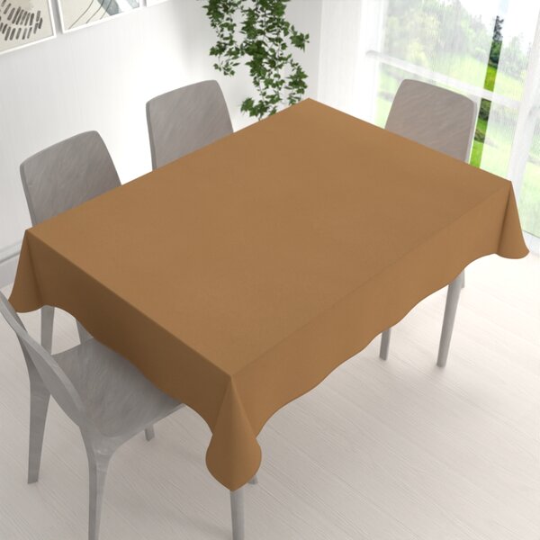 Biante Dekoračný obdĺžnikový obrus BKU-120 Bronzovo hnedý 50x100 cm