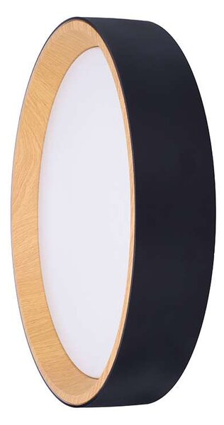 LED stropné svetlo s diaľkovým ovládaním Larios nastaviteľné - priemer 39 cm, čierna
