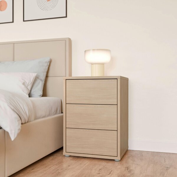 NOČNÝ STOLÍK, farba duba, 50/69/42 cm Carryhome - Online Only spálne, Online Only