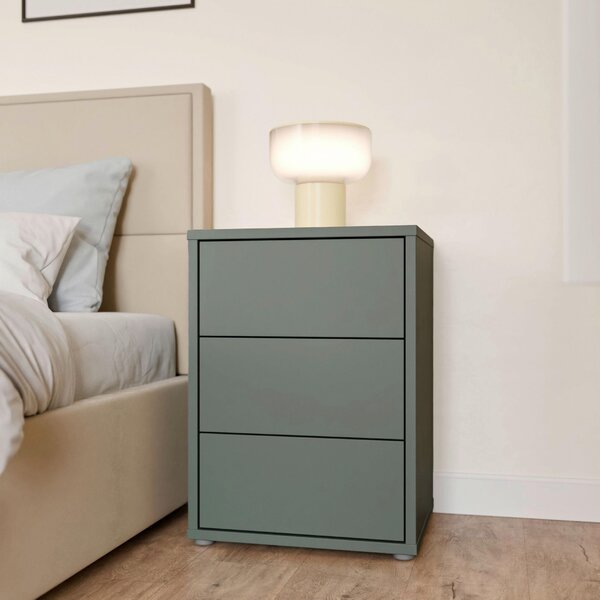 NOČNÝ STOLÍK, šalviovozelená, 50/69/42 cm Carryhome - Online Only spálne, Online Only