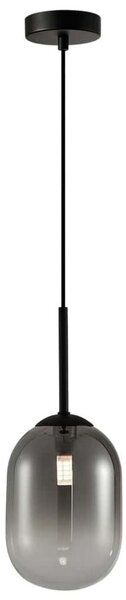 Milagro Luster na lanku ALIAS 1xE14/40W/230V pr. 12 cm čierna/šedá MI2281 + záruka 3 roky zadarmo