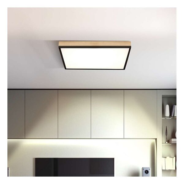LED stropné svetlo s diaľkovým ovládaním WO802 - 45 x 45 cm, hnedá