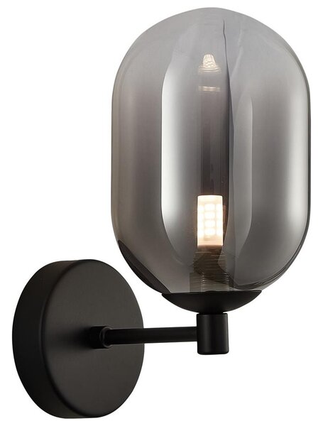 Milagro Nástenná lampa ALIAS 1xE14/40W/230V čierna/šedá MI2279 + záruka 3 roky zadarmo