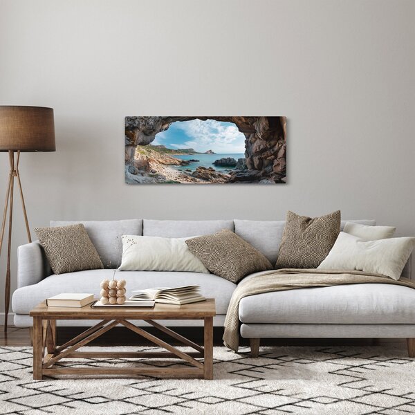 Obraz - Jaskyňa pri mori (120x50 cm)