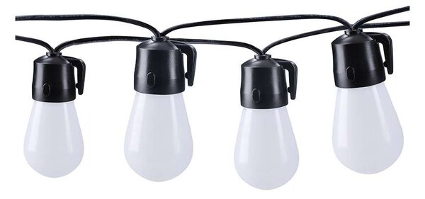 LED vonkajšia RGB svetelná reťaz WO795, 14 + 6 m, viacfarebná
