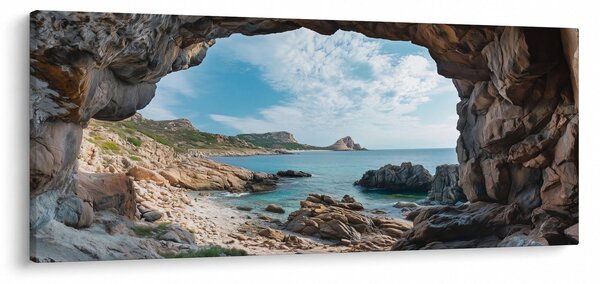 Obraz - Jaskyňa pri mori (120x50 cm)