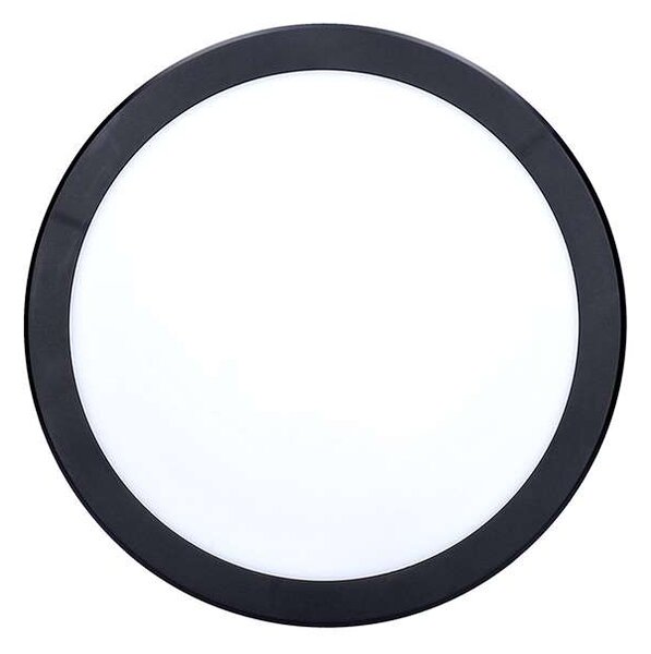 LED stropné svetlo WO820 nastaviteľné - priemer 30 cm, čierna