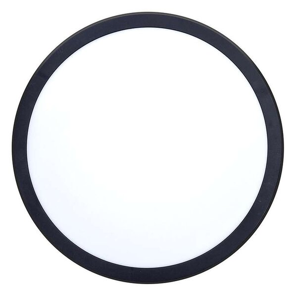 LED stropné svetlo WO821 nastaviteľné - priemer 40 cm, čierna