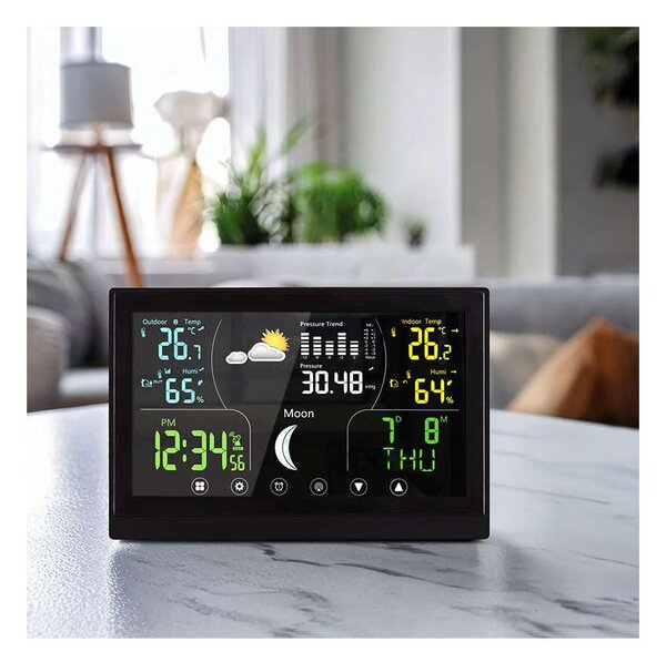 Meteostanica TE110, čierna
