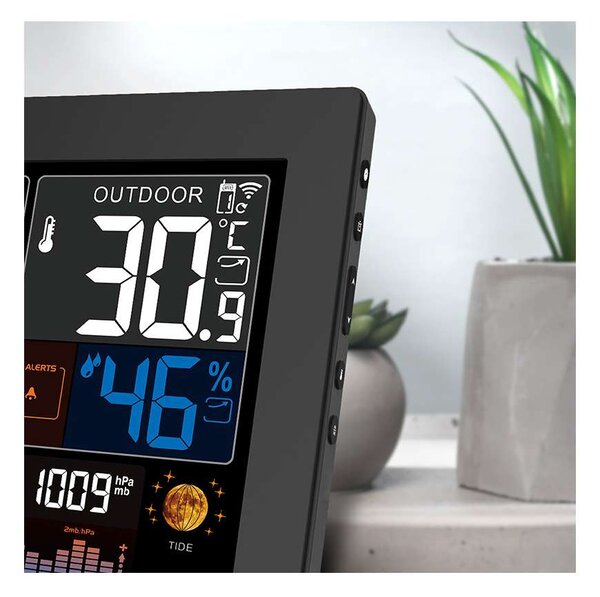 Meteostanica TE81 XL, čierna