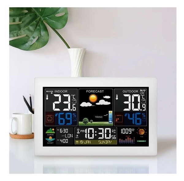 Meteostanica TE81 XL, biela