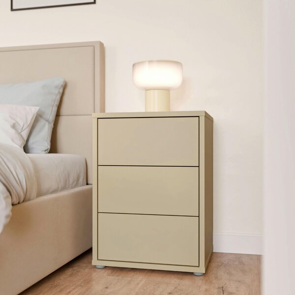 NOČNÝ STOLÍK, svetložltá, 50/69/42 cm Carryhome - Online Only spálne, Online Only