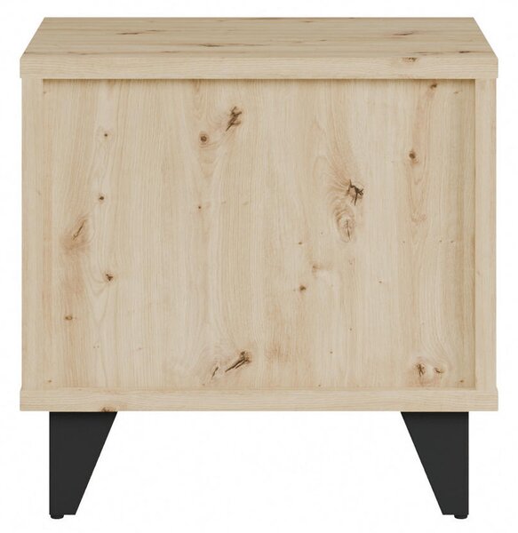 NOČNÝ STOLÍK piesková, šalviovozelená, dub artisan Carryhome - Online Only detský nábytok, Online Only