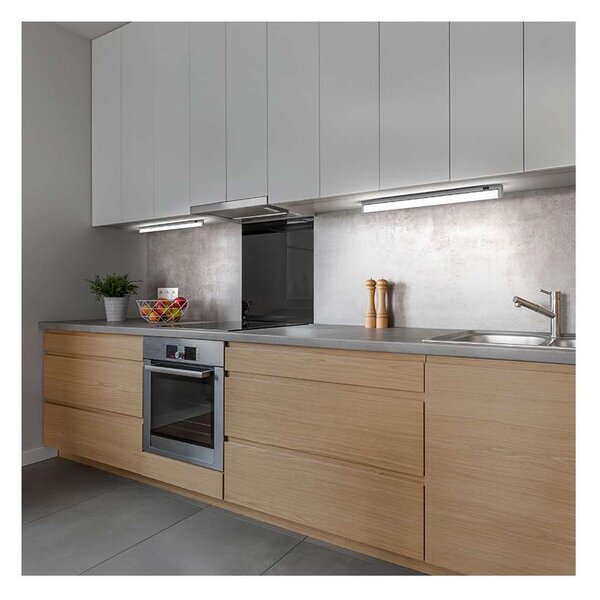 Výklopné LED kuchynské svietidlo WO215, 58 cm, biela