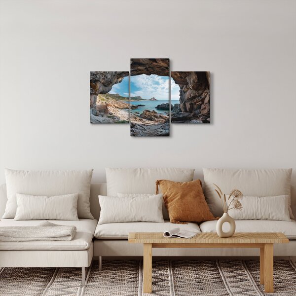 Obraz - Jaskyňa pri mori (90x60 cm)
