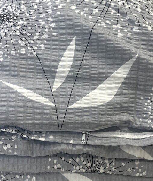 Obliečky krepové Púpava biela TiaHome - 1x Vankúš 90x70cm, 1x Paplón 140x200cm