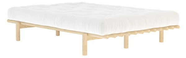 Dvojlôžková posteľ z borovicového dreva s roštom 140x200 cm Pace – Karup Design