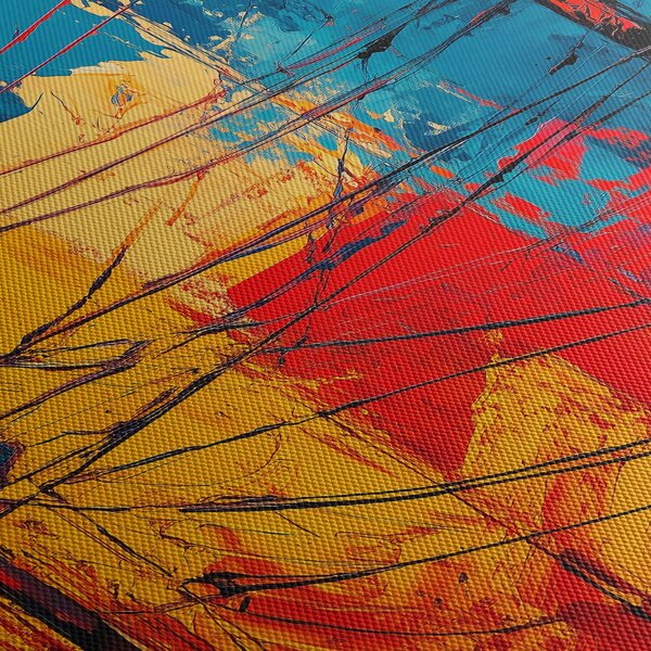 Obraz - Abstraktné elektrické vedenie (90x60 cm)