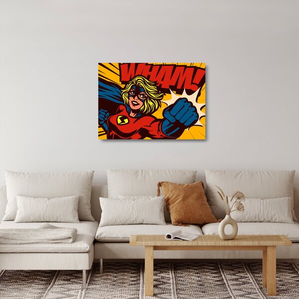 Sklenený obraz - Komix (70x50 cm)