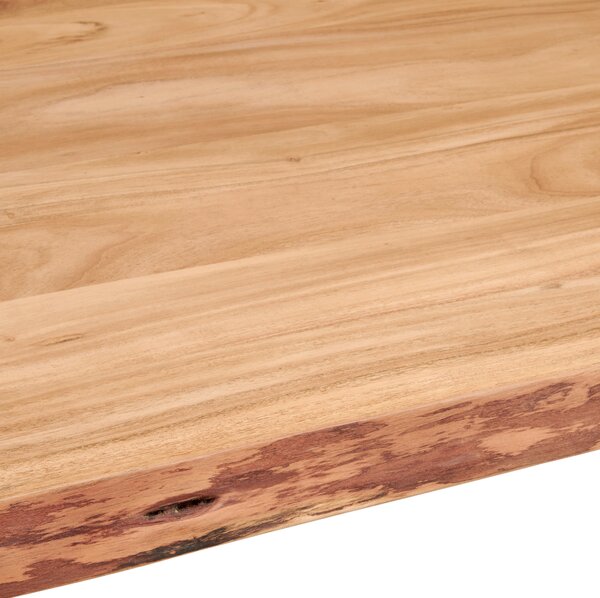 JEDÁLENSKÝ STÔL, akácia, čierna, farba akácie, 200/100/76 cm P & B - Online Only jedálne, Online Only