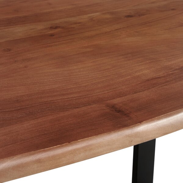 JEDÁLENSKÝ STÔL, akácia, čierna, farba akácie, farba vlašského orecha, 160/90/76 cm P & B - Online Only jedálne, Online Only