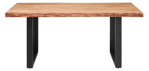JEDÁLENSKÝ STÔL, akácia, čierna, farba akácie, 200/100/76 cm P & B - Online Only jedálne, Online Only