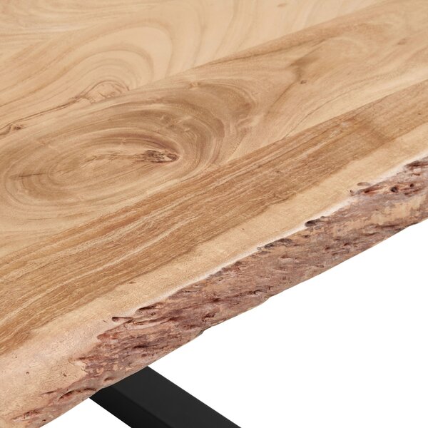 JEDÁLENSKÝ STÔL, akácia, čierna, farba akácie, 160/90/76 cm P & B - Online Only jedálne, Online Only