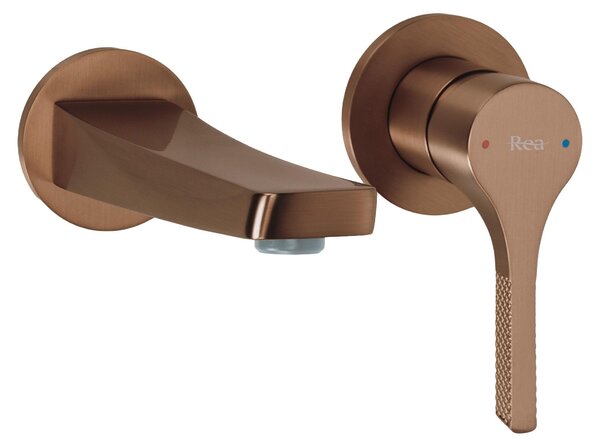 Podomietková Umývadlová Batéria REA Maxim + box Brush Copper