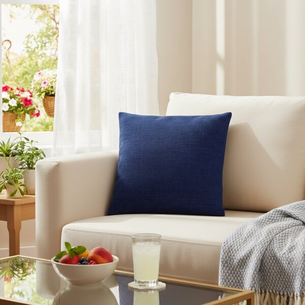 Obliečka na vankúš Intreccio Jacquard Chenille azurovo modrá Farba Modrá Rozmery 42x42 cm