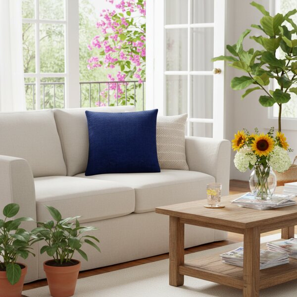 Obliečka na vankúš Intreccio Jacquard Chenille azurovo modrá Farba Modrá Rozmery 42x42 cm