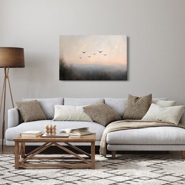 Obraz - Hejno vtákov (90x60 cm)
