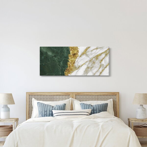 Obraz - Zelený mramor N⁰1 (120x50 cm)