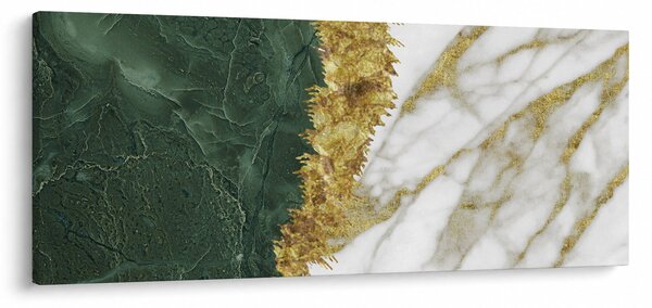 Obraz - Zelený mramor N⁰1 (120x50 cm)