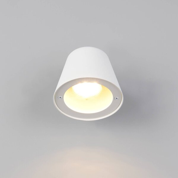 Trio Lighting Vonkajšie nástenné svietidlo Beni, biela matná, šírka 11 cm, kov, Biela / opálová, kov, Moderný, Nástenné svietidlo