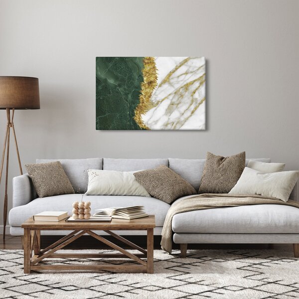 Obraz - Zelený mramor N⁰1 (90x60 cm)