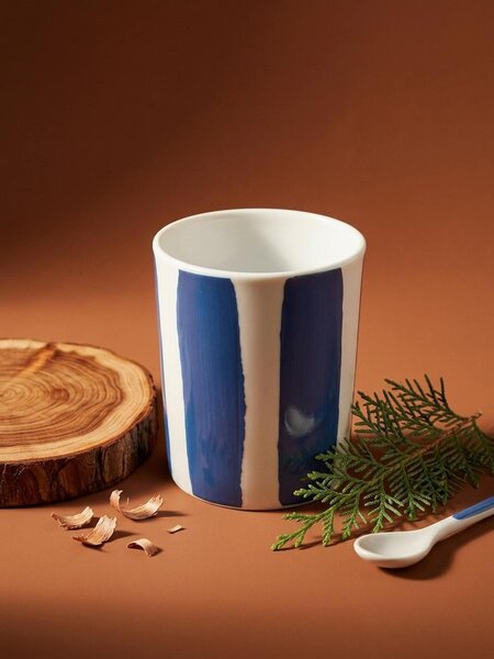 Sinsay - Voňavá sviečka Cedarwood & Cypress - modrá
