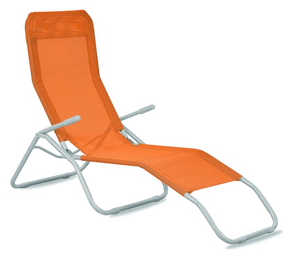 Záhradné lehátko Aga SIESTA Oranžové