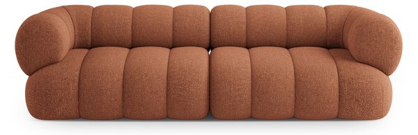 MUZZA Štvormiestna pohovka KOEGO 240 cm chenille terakota