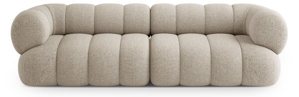 MUZZA Štvormiestna pohovka KOEGO 240 cm chenille béžová