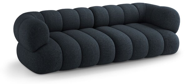 MUZZA Štvormiestna pohovka KOEGO 240 cm chenille modrá