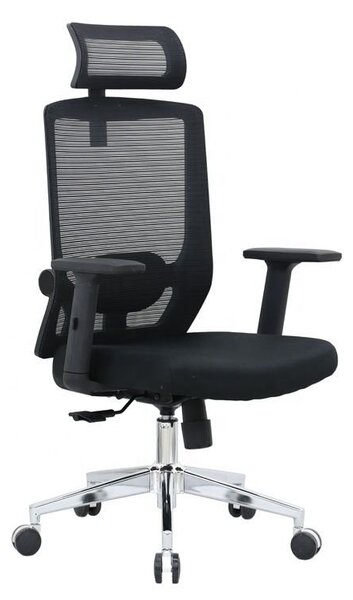 Kancelárska ergonomická stolička Neoseat BRENDA — čierna, nosnosť 150 kg