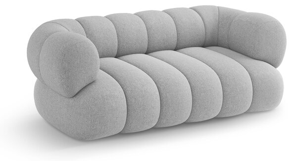 MUZZA Dvojmiestna pohovka KOEGO 180 cm chenille sivá
