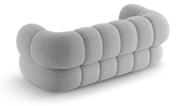 MUZZA Dvojmiestna pohovka KOEGO 180 cm chenille sivá